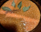 Sárgaborsòfőzelék,sült lecsókolbásszal 😊😊😊 recept fázis 3 fotója