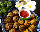 पालक मिक्स पकौड़ा (Palak mixed Pakoda recipe in hindi) रेसिपी चरण 6 फोटो