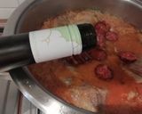 Savanyú káposztás, kolbászos tarja recept fázis 5 fotója