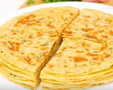 Фото кроку 7 до Хычины: лепешки на сковороде с сыром и картошкой.