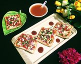 A picture of step 7 of Vegetable Cheese Toast.