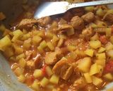 A picture of step 8 of Soya Papaya Curry.