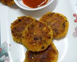 A picture of step 12 of Poha Cutlet.