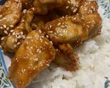 A picture of step 3 of Orange chicken (No Frying).
