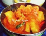 Foto langkah ke 4 dari resep Kikil sapi bumbu kuning pedas.