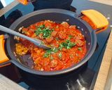 Foto del paso 3 de la receta: Macarrones con chorizo gratinados