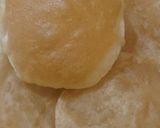 A picture of step 2 of Aata Poori.