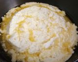 A picture of step 1 of Ghee Residue Cake with Melon Orange Compote.