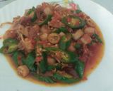 Foto langkah ke 5 dari resep Cumi asin pedas cabe ijo.