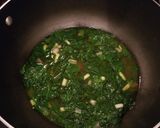 A picture of step 2 of Cream of Spinach Soup.