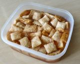 Foto langkah ke 4 dari resep Puding Roti Gandum rasa Mangga.