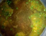 Baconos zöldborsóleves majoránnás túrógombóccal 👌 recept fázis 4 fotója