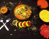 A picture of step 6 of Aloo tikki chat.