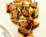 Foto del paso 5 de la receta: Bocaditos de frutas con cabello de ángel