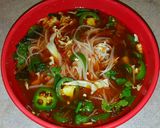 A picture of step 4 of Mike's Spicy Thai Breakfast Noodles.