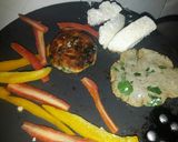 A picture of step 6 of Jowari Roti open sandwich.