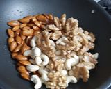 A picture of step 2 of Dry fruit Namkeen.