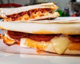 Foto del paso 7 de la receta: PAN de Pita con Sobrasada y Miel...!🍯