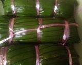 Gambar langkah 5 resipi Pulut Dakap Kerisik Kelapa.