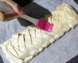Foto del paso 6 de la receta: Trenza de hojaldre rellena de pollo al curry