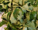 A picture of step 1 of Celery Leaf Fritters.