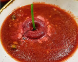 Foto del paso 8 de la receta: Gazpacho de cerezas con pistachos, anchoas y parmesano 🔥🔥🔥