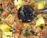 A picture of step 11 of Pepper Chilli Lentil Pulao.