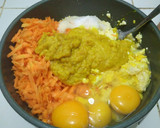 Foto langkah ke 2 dari resep Pepes Tahu Telur Wortel & Kemangi.