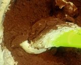 Gambar langkah 3 resipi Biskut Coklat Urai / Choco Rice Cookies Sukatan Cawan.