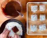 Foto del passaggio 9 della ricetta Lamington dolce tipico australiano Gluten Free