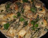 A picture of step 7 of Palak Paneer.