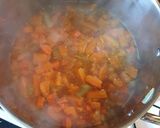A picture of step 4 of Roasted Butternut Squash Soup.