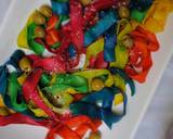 Rainbow spaghetti/pasta#familyfriendly recipe step 18 photo