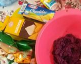Foto langkah ke 1 dari resep Bola Ubi Ungu isi Nutella Keju.