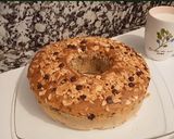 A picture of step 6 of Carrot Coconut Donut cake.