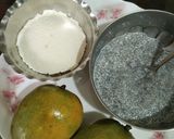 A picture of step 1 of Mango Pudding.