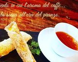 Foto del passaggio 4 della ricetta PRANZANDO DA TIFFANY: CANNOLI DI RISO IN BRODO AL CAFFÈ