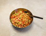 Foto del paso 3 de la receta: Salpicón de pimientos, tomates y arroz