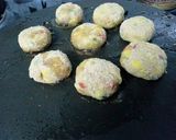 A picture of step 1 of Corn Tikki Burger.