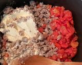 A picture of step 2 of Sausage Dip.