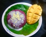 Hình bước làm 6 của món 🥭mango sticky rice 🥭(xôi xoài)