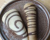 Une image de l'étape 4 de 🥞 Mini Crêpes bi couleur chocolat vanille.