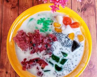 Es Campur Sirup Gula Jawa - Step 6