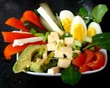 A picture of step 3 of My Cheese Salad Lunch 🥰#Lunch#Sidedish.