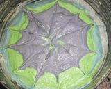A picture of step 5 of Unicorn Tie Dye Cake.
