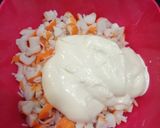 Foto del paso 4 de la receta Tortilla de patata, rellena de bocas de mar
