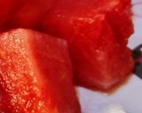 A picture of step 1 of Watermelon Juice.