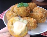 Foto langkah ke 6 dari resep Nugget Pisang Keju Lumer.