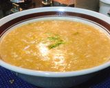 A picture of step 7 of Oriental egg-drop sweet corn soup.