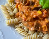 Foto do passo 5 de Macarronada com molho cremoso de beringela
